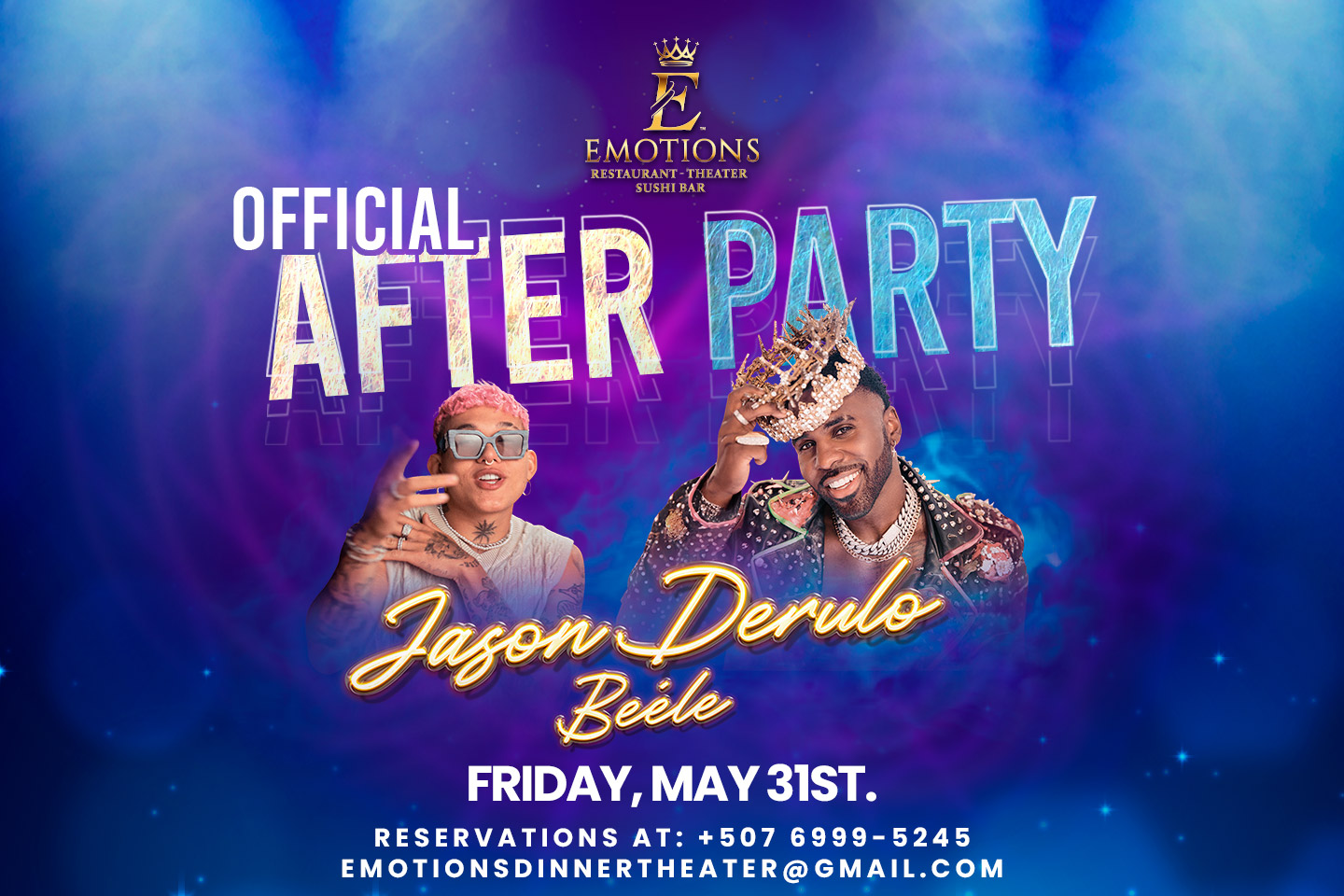 31 MAY AFTER PARTY JASON DERULO AND BEELE CONCERT